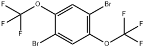 1,4-二溴-2,5-双三氟甲氧基苯 结构式