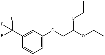 1-(2,2-Diethoxy-ethoxy)-3-trifluoroMethyl-benzene 结构式