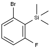 Benzene, 1-broMo-3-fluoro-2-(triMethylsilyl)- 结构式