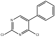 2,4-二氯-5-苯基嘧啶 结构式