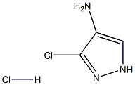 3-氯-4-氨基吡唑盐酸盐 结构式