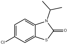 6-氯-3-异丙基苯并[D]噻唑-2(3H)-酮 结构式
