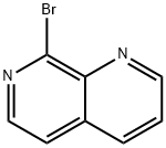 8-溴-1,7-萘啶 结构式