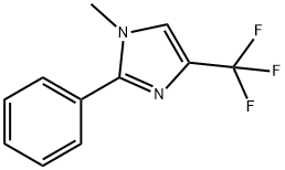 1-甲基-2-苯基-4-(三氟甲基)咪唑 结构式