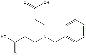 N-苄基-3,3'-亚氨基二丙酸 结构式