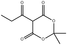 2,2-diMethyl-5-propanoyl-1,3-dioxane-4,6-dione 结构式