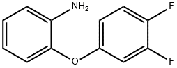 2-(3,4-二氟苯氧基)苯胺 结构式