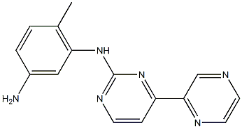 6-Methyl-N1-(4-(pyrazin-2-yl)pyriMidin-2-yl)benzene-1,3-diaMine 结构式