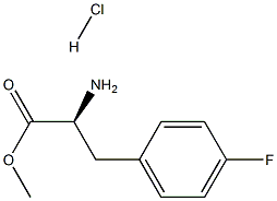L-4-氟苯丙氨酸甲酯盐酸盐 结构式