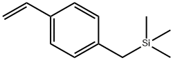 (4-乙烯基苯基甲基)三甲基硅烷 结构式