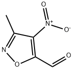 3-甲基-4-硝基异恶唑-5-甲醛 结构式