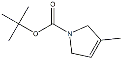 1-Boc-2,5-dihydro-3-Methyl-1H-pyrrole 结构式