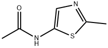 N-(2-甲基噻唑-5-基)乙酰胺 结构式