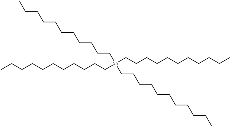 四(十一烷基)锡 结构式