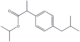 布洛芬异丙酯 结构式