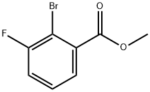 2-溴-3-氟苯甲酸甲酯 结构式