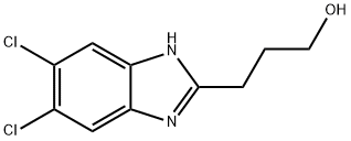 2-(3-羟丙基)-5,6-二氯苯并咪唑 结构式