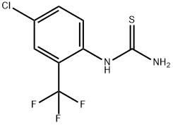 1-(4-氯-2-(三氟甲基)苯基)硫脲 结构式