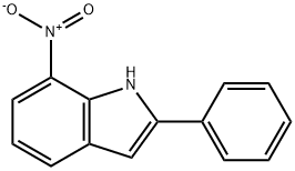 7-硝基-2-苯基-1H-吲哚 结构式