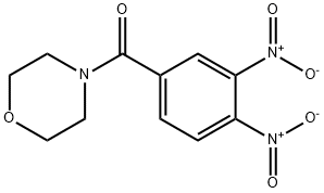 (3,4-二硝基苯基)(吗啉代)甲酮 结构式