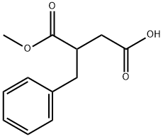 3-苄基-4-甲氧基-4-氧代丁酸酯酸 结构式