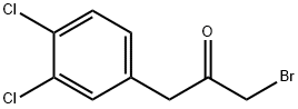 1-broMo-3-(3,4-dichlorophenyl)propan-2-one 结构式