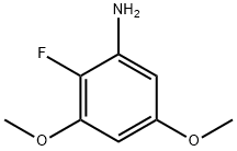 2-氟-3,5-二甲氧基苯胺 结构式