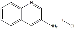 3-氨基喹啉盐酸盐 结构式