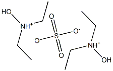 N,N-二乙基羟铵硫酸盐 结构式