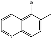 5-溴-6-甲基喹啉 结构式