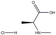 N-甲基-L-丙氨酸盐酸盐 结构式