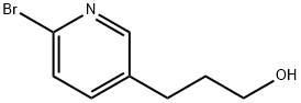 3-(6-溴吡啶-3-基)丙-1-醇 结构式