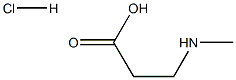 N-甲基-BETA-丙氨酸盐酸盐 结构式