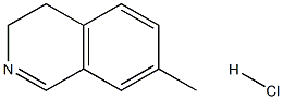 7-甲基-3,4-二氢异喹啉盐酸盐 结构式