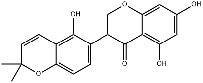 甘草异黄烷酮 结构式