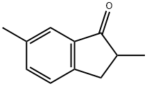 2,6二甲基-2,3-二氢-1-茚酮 结构式