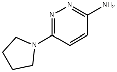 6-(吡咯烷-1-基)哒嗪-3-胺 结构式