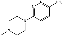 6-(4-甲基-1-哌嗪)-3-吡嗪胺 结构式