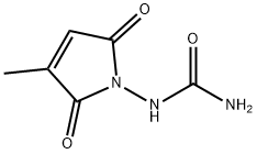 N-(3-Methyl-2,5-dioxo-2,5-dihydro-1H-pyrrol-1-yl)urea 结构式
