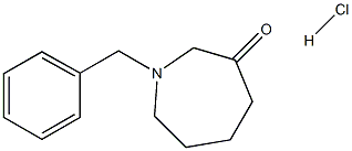 1-苄基高哌啶-3-酮盐酸盐 结构式