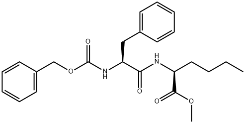 CARBOBENZYLOXY-L-PHENYLALANYL-L-NORLEUCINE METHYL ESTER 结构式