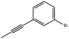 1-溴-3-(1-丙炔基)苯 结构式
