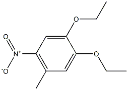 1,2-Diethoxy-4-Methyl-5-nitrobenzene 结构式