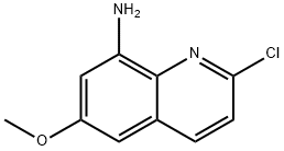 2-氯-6-甲氧基喹啉-8-胺 结构式