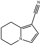 5,6,7,8-四氢-1- 吲嗪腈 结构式