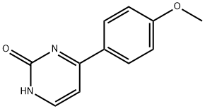 2-羟基-4-(4-甲氧基苯基)嘧啶 结构式