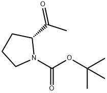 (R)-1-BOC-2-乙酰基-吡咯烷 结构式