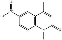 1,4-diMethyl-6-nitroquinolin-2(1H)-one 结构式