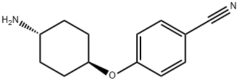 4-反式-4-氨基环己氧基苯腈 结构式