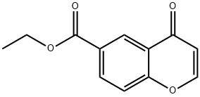 4-氧代-4H-色烯-6-甲酸乙酯 结构式